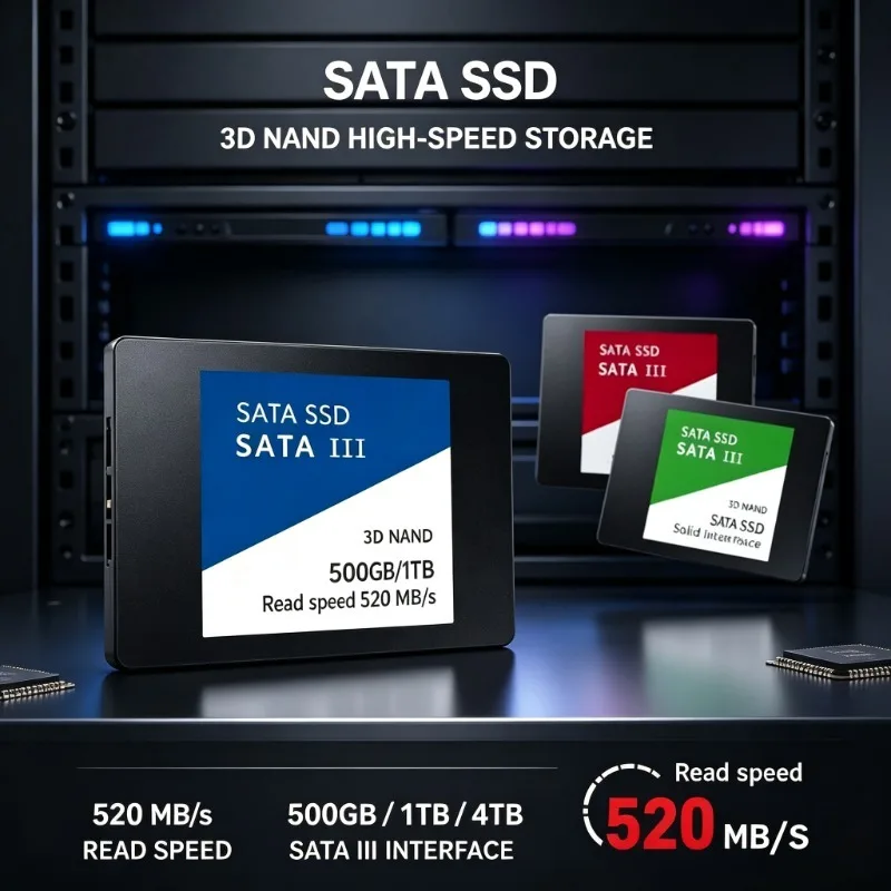 2026 4TB Solid State Disk SSD High Speed 500G 1TB 2TB Internal HDD Hard Drive Sata3 2.5 Inch For Laptop Microcomputer Desktop