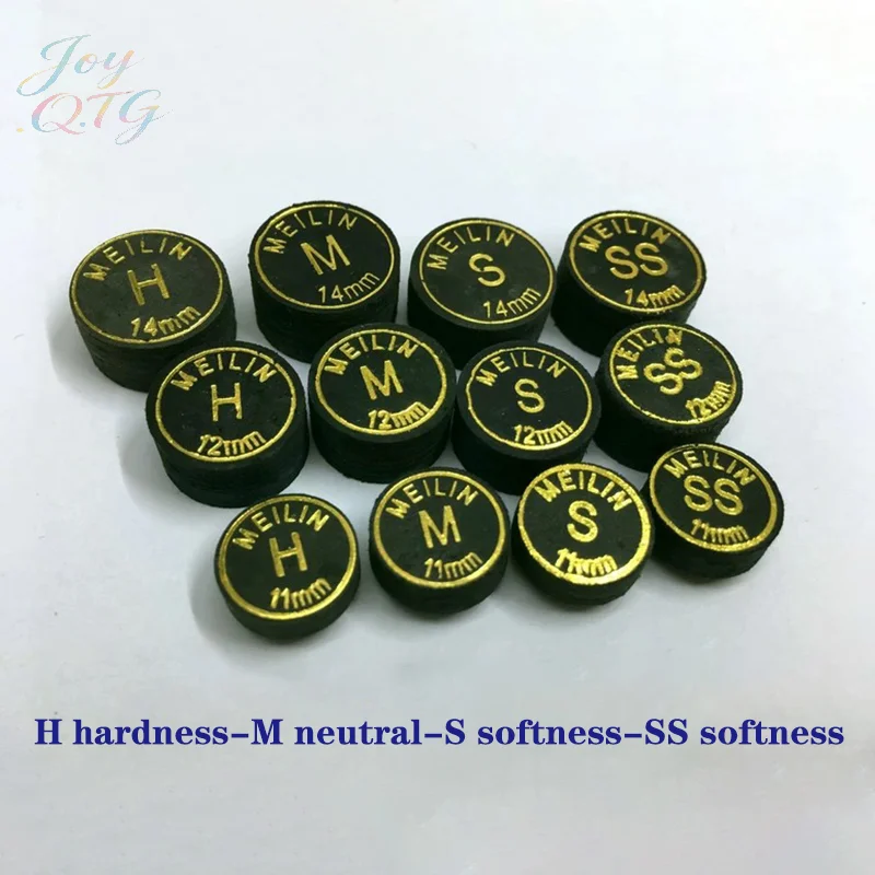 Hot Sale 1pcs/Lot 14mm Japanese Cue Tip Quality Pool Billiard Pigskin Cue Tip 9 Layers Snooker Cue Tip