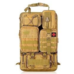 High Quality Multifunction 55*37CM 600D 6PCS In 1 Car Back Seat Tactical Hanging Storage Organizer