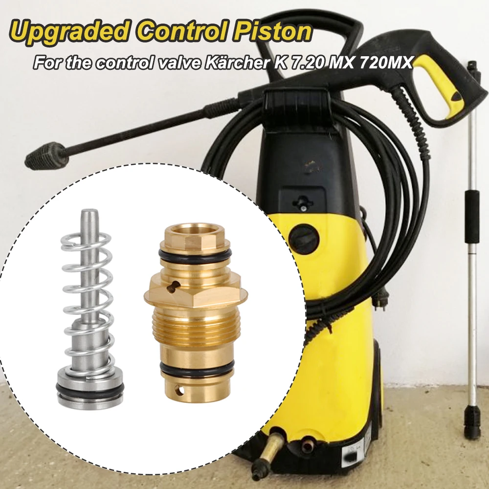 1/2 conjunto kit de substituição atualizado do pistão de controle para a válvula de controle karcher k 7.20 mx 720mx 7.21mx número 4.553.268.0