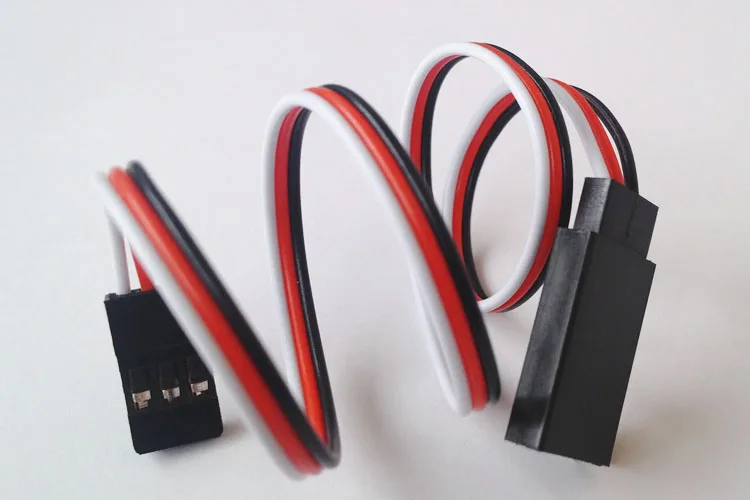 RC 3 sztuk 10cm z męskiego na męskie wtyczka JR przedłużacz do serw przewód zasilający kabel do zdalnie sterowany Quadcopter samolot