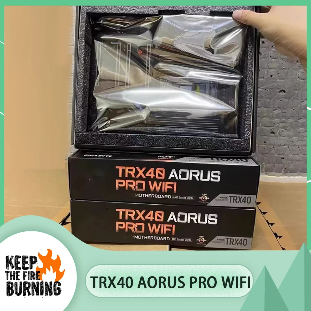 For Gigabyte TRX40 AORUS PRO WIFI Motherboard sTRX4 TRX40 DDR4 256 GB Supports 3rd Gen Processors ATX