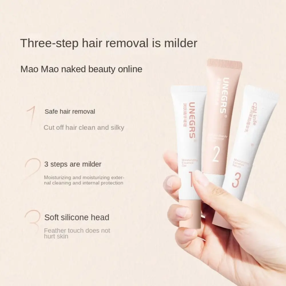 Hair Inhibition Shrink Pores for Women Men Armpit Hair Growth Inhibitor Depilatory Cream Shave Cream Hair Removal Cream Set