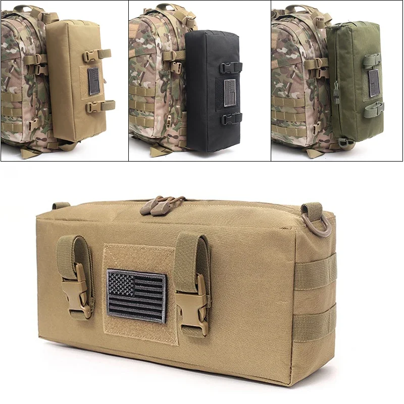 Tactical Bag Hunting Molle Pouch Tactical Backpack Waist Pack Increment Pouch Camping Trips Storage Shoulder Chest Bag