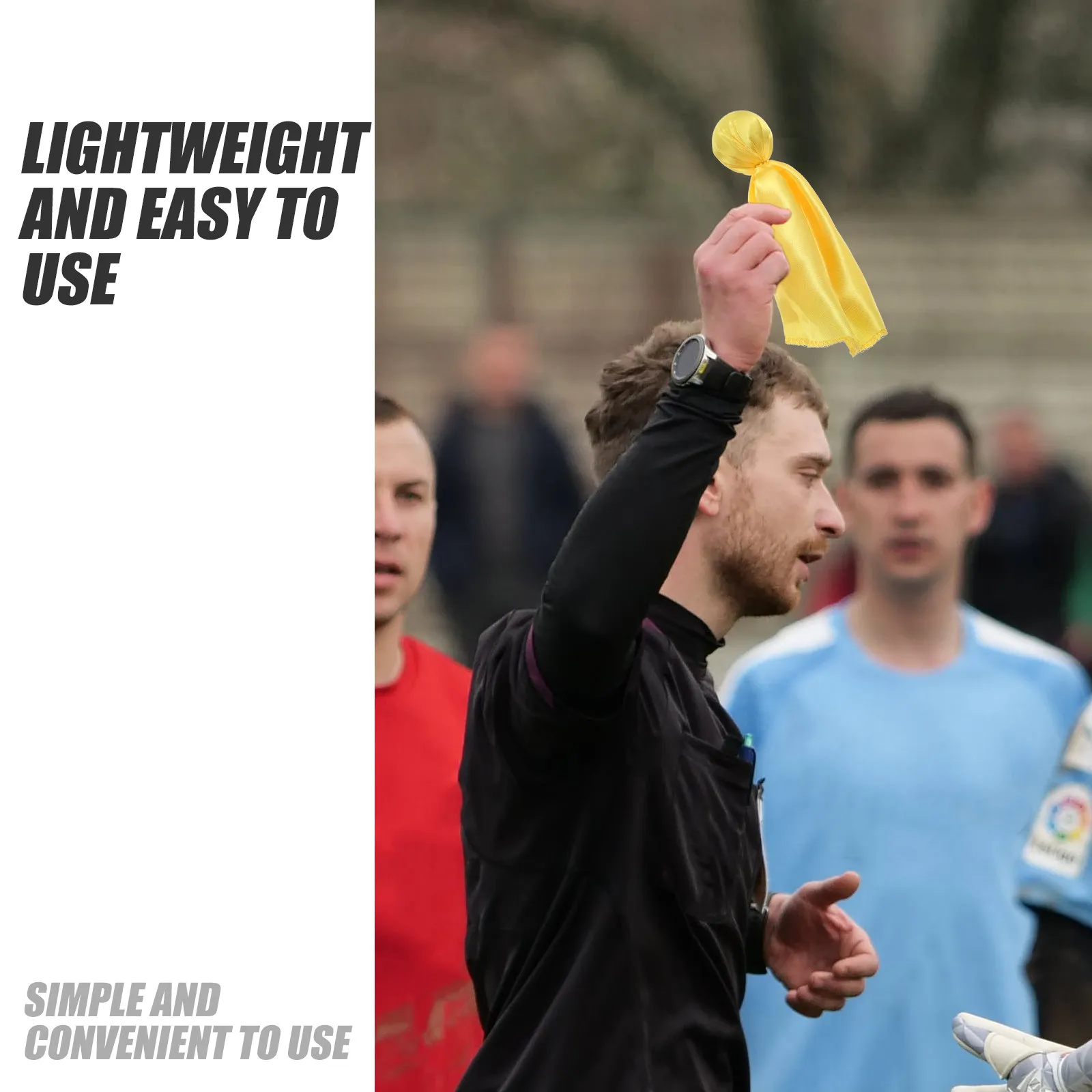 Small Football Referee Penalty Flag Lightweight Sports Tossing Flag Soccer Penalty Accessory Referee Prop Portable Game Supplies view 5