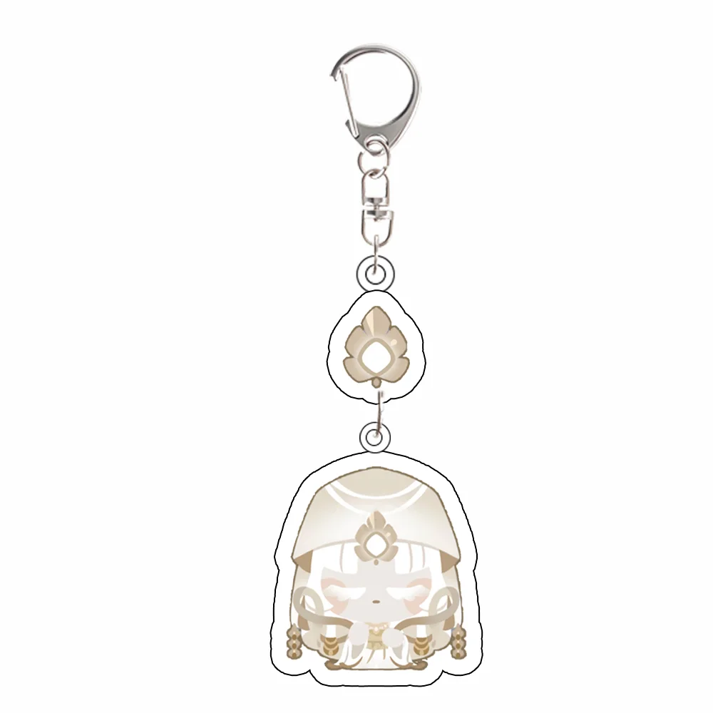 for Popular Game Cookie Run Kingdom Peripheral Sea Fairy Cookie Hollyberry Acrylic Keychain Q Version Backpack Accessories Gift