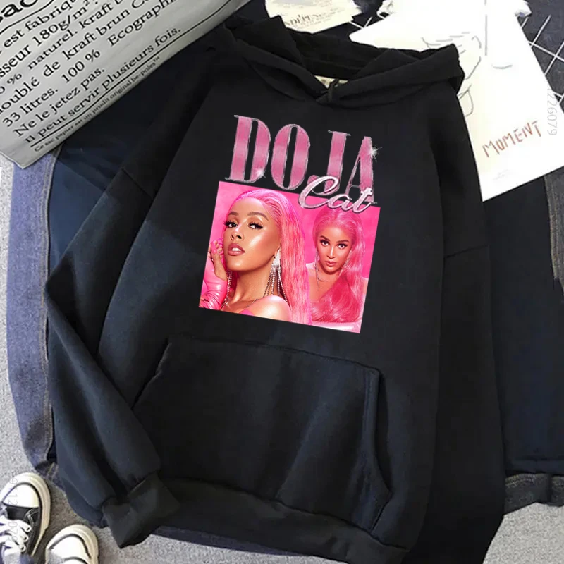 

Doja Cat Hoodies Hip Hop Singer Graphic Print Sweatshirt Fashion Women Casual Streetwear Tops Autumn Long Sleeves Pullover