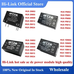 Hi-Link Free Shipping 10pcs/lot Hot Sale 3W 5V 0.6A AC DC Power Supply HLK-PM01 Isolated Module Smart Home High Efficiency