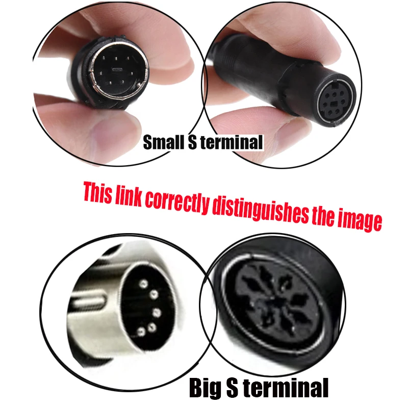 1Piec Size S Terminal Male/female DIN Socket Plug Base 3/4/5/6/7/8P Core/pin Computer Keyboard/square Quadrilateral Plug Ps2