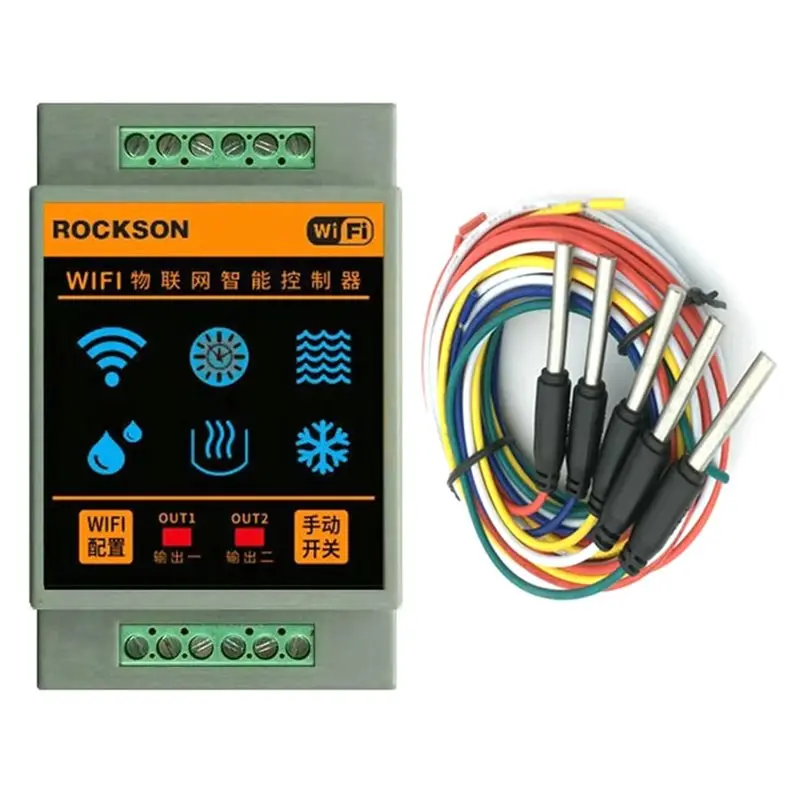 

PHILE-Water Level Sensors Tuya WIFI Intelligent Sensors Home Water-Level Alarm Swimming Flows Detection System Tools