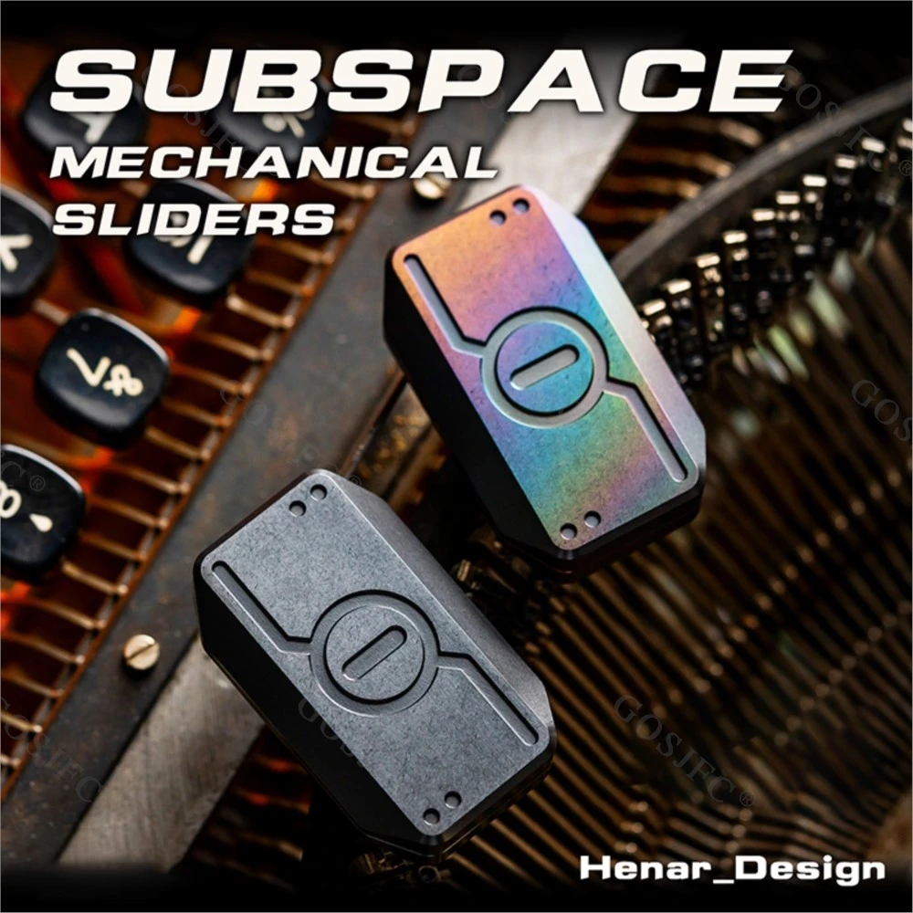 تحديثات المواد المنزلقة الميكانيكية ذات المساحة الفرعية من WANWU EDC للبالغين لعبة تخفيف التوتر المعدنية