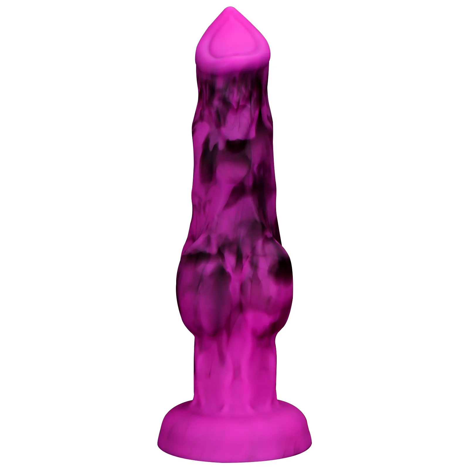 Liquid silicone female realistic dog dildo animal artificial penis ultra-soft exotic masturbation sex toy
