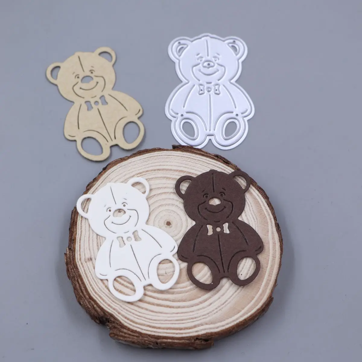 Little Cute Bear Metal Dies Cutting for Card Making DIY Handmade Crafts Scrapbooking Animal Die Cuts