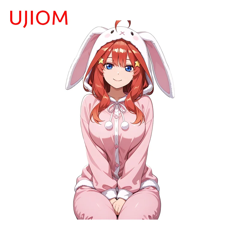 UJIOM Itsuki Nakano Rabbit Ears Trickery Wall Stickers Item Scratch Proof Waterproof Adhesive Decal Veneer Sofa Wall Decor