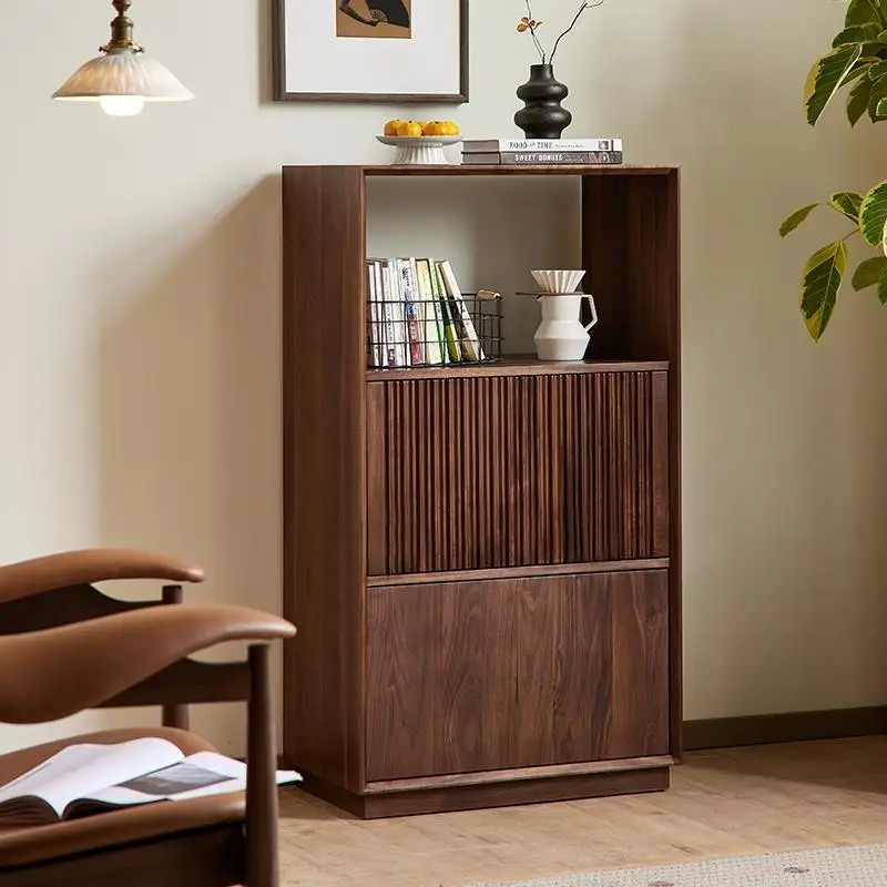 Aanpasbare huishoudelijke boekenkast van vloer tot plafond, zijkast, korte boekenkast