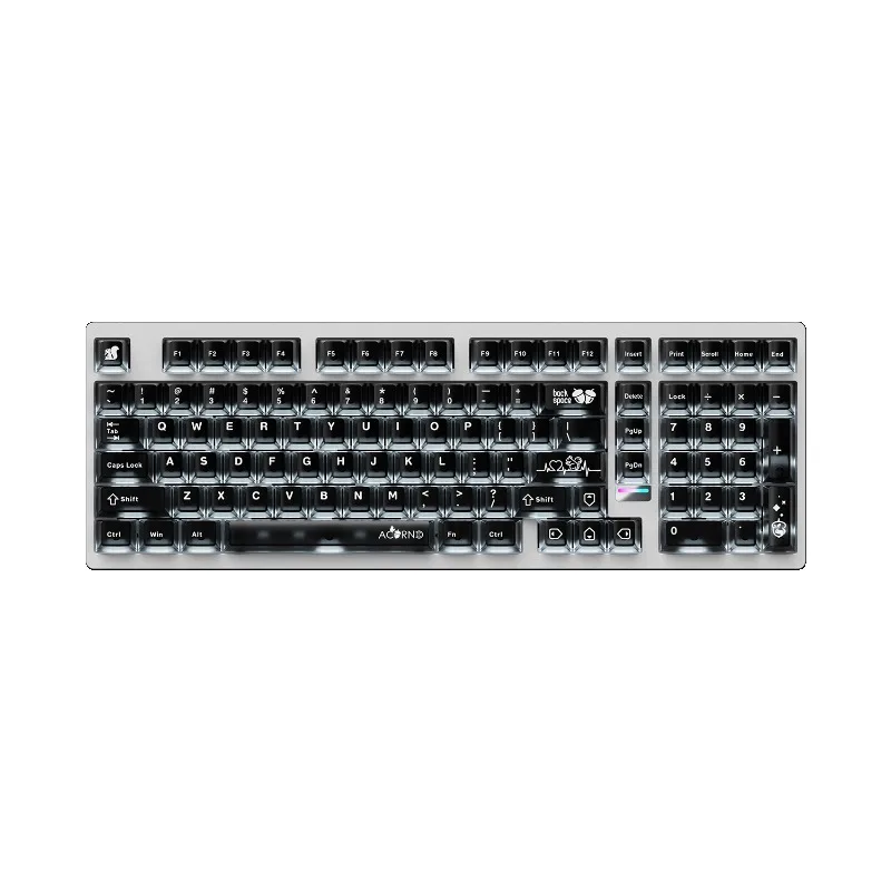 WEIKAV Max102 Mechanical Keyboard Aluminum Alloy Kit 8-pin Magnetic Pogo Pin Support QMK and VIA Customized Gaming Keyboard - view 6