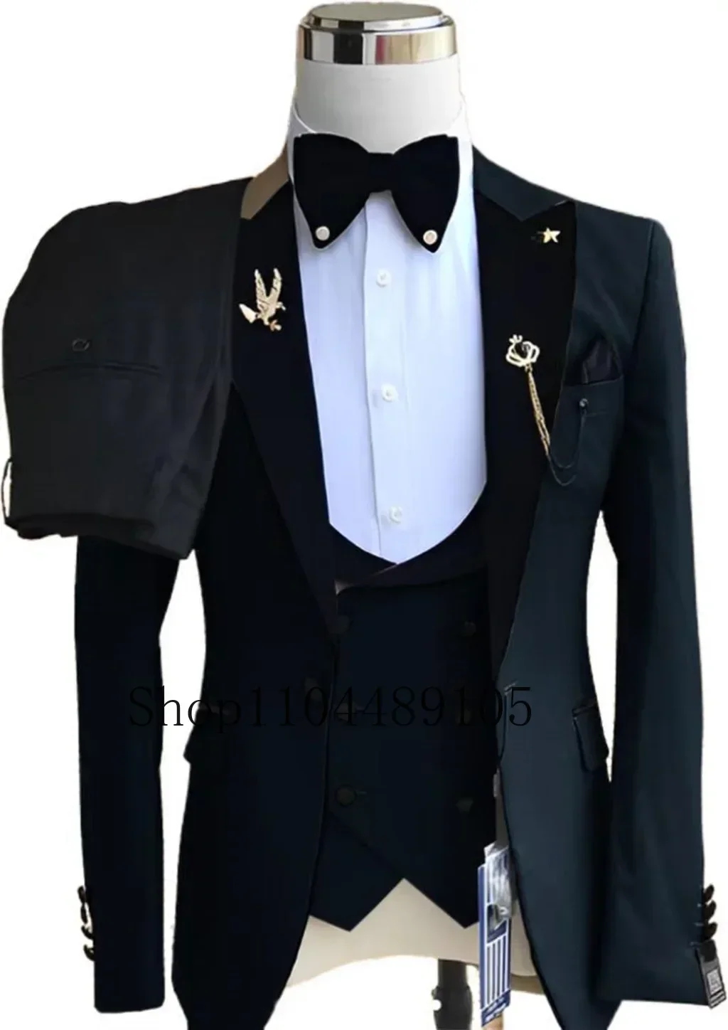 Blazer Elegant Men's Suits ，3 pieces Blazer Vest And Pants set ，Colorful ，double-breasted，Creative design，