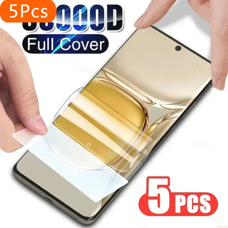 

5PCS Full Cover Hydrogel Film For Huawei P30 P20 P40 Lite P50 Screen Protector Mate 30 20 40 50 60 Pro Not Glass