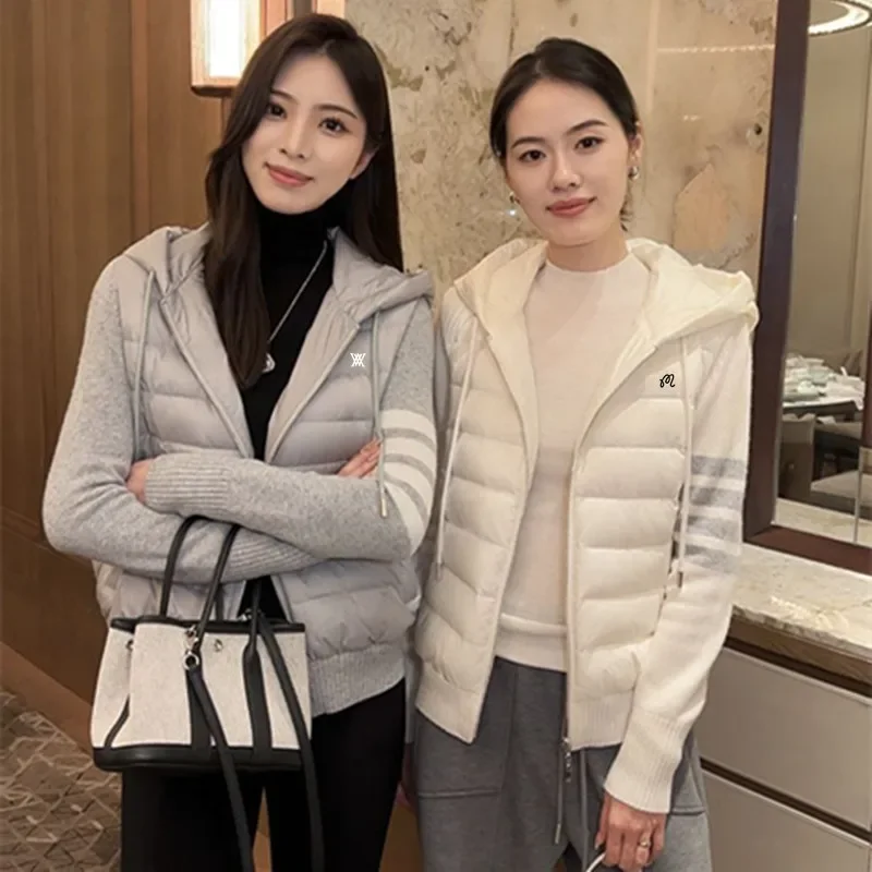 Golf jacket - Women's golf clothing - Spring new style thick short jacket - Fashionable casual coat - Women's golf apparel