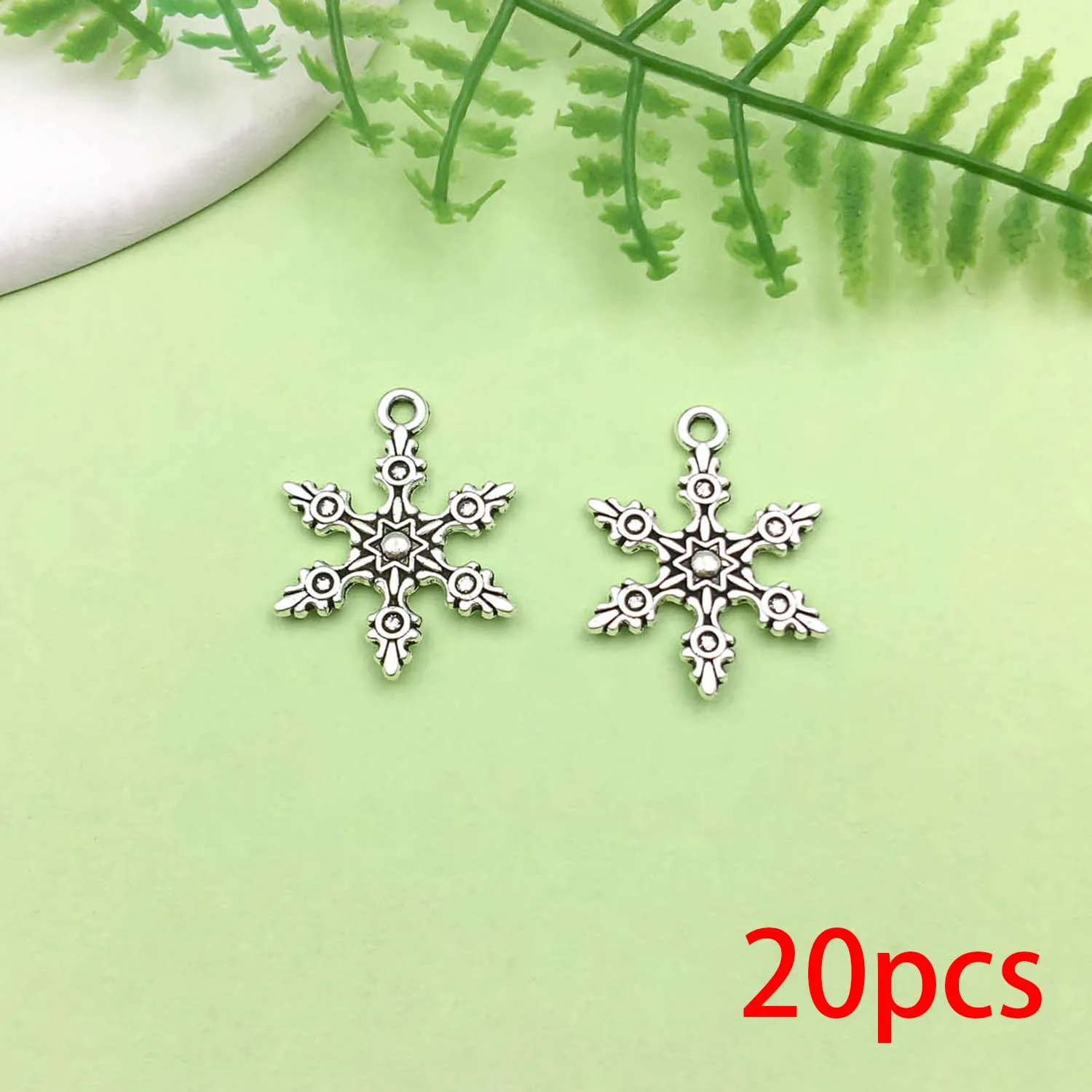 20/43pcs Christmas Decoration Charms Alloy Santa Claus