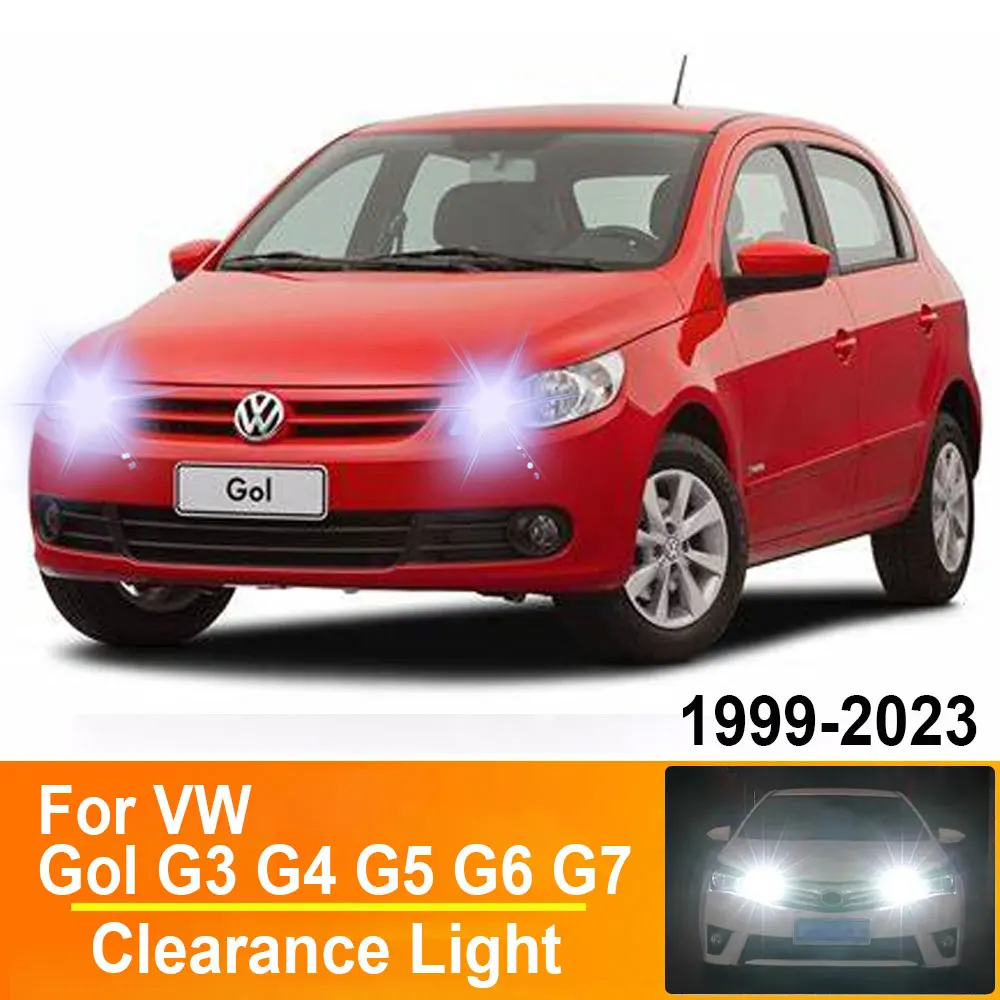 2 uds T10 W5W 168 194 luz LED de liquidación para Volkswagen VW Gol G3 G4 G5 G6 G7 1999- 2020 2021 2022 2023 lámparas de estacionamiento de coche Canbus