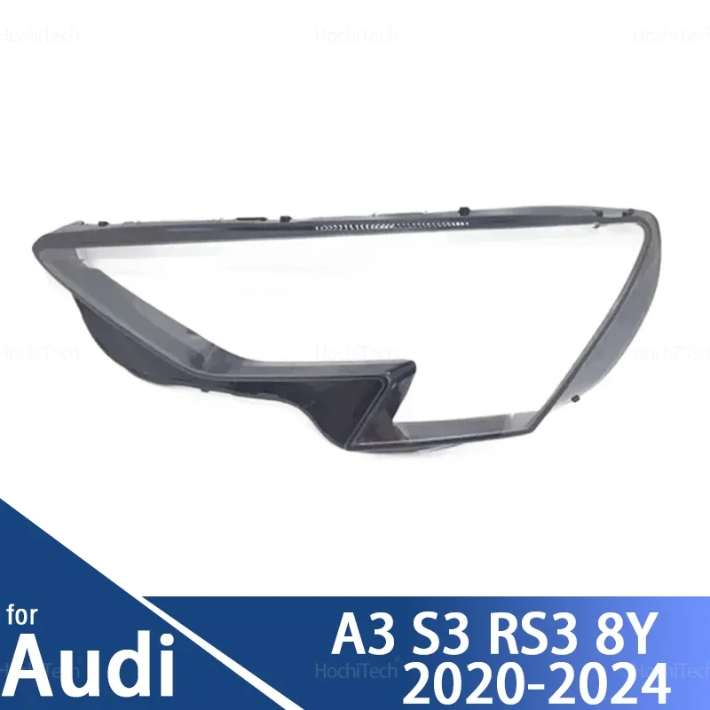 Auto Accessory Replace Transparent Lights Shell Headlight Housing For Audi A3 S3 RS3 8Y 2020 2021 2022 2023 2024