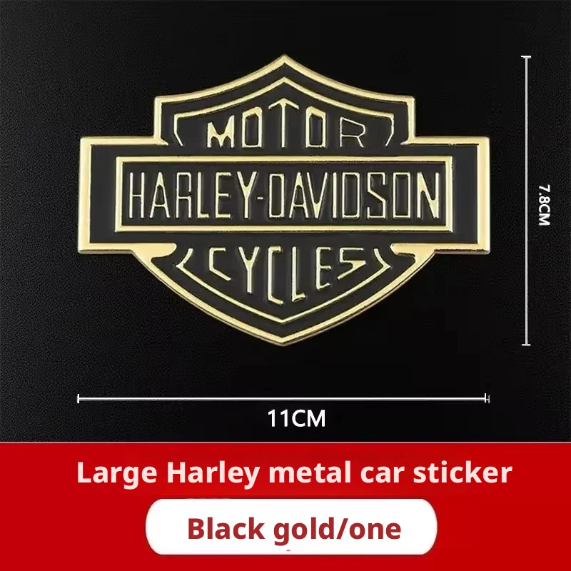 Aluminum Car Motorcycles Metal Skull Sticker Car Head Locomotive Tail Fuel Tank Cover for Harley Davidson Modification Accessory