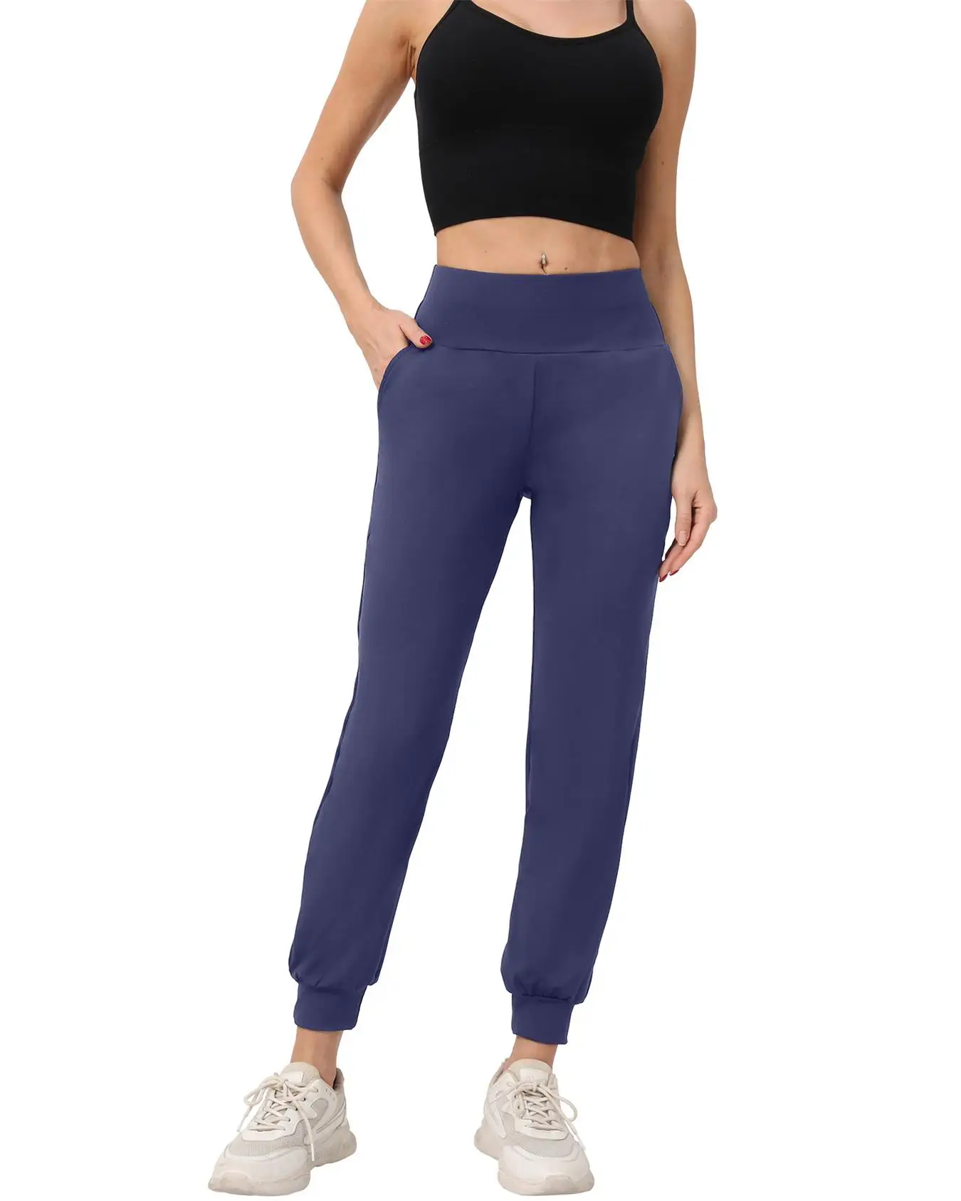 سراويل رياضية فضفاضة للسيدات، سراويل لياقة بدنية كاجوال سريعة الجفاف للتدريب على الجري