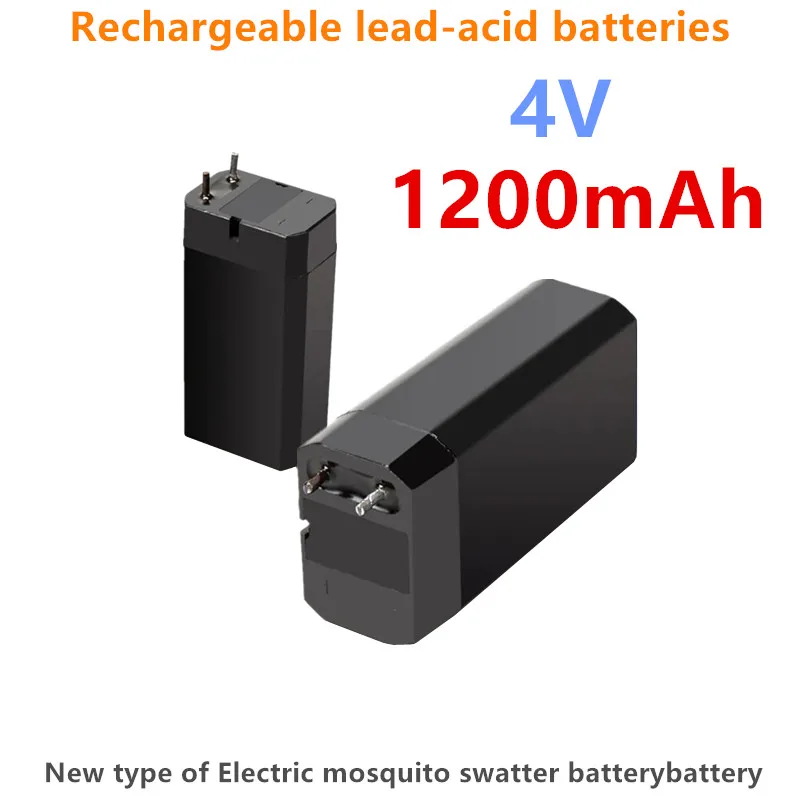 New 4V 1200mAh Storage Battery 1.2Ah Rechargeable Lead Batteries For LED Lamp Headlights Flashlights Electric Mosquito Swatter