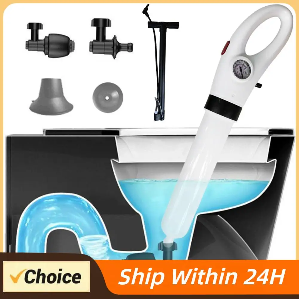 

Drain Clog Remover Tool Manual Powerful Pneumatic Dredge Equipment Sink Plunger Applied To Toilet Floor Drain Sewer Clogged Pipe