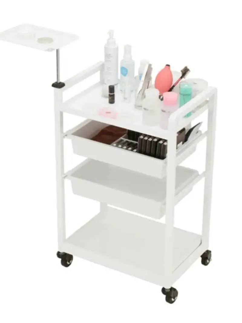 

Nordic Drawing Room Beautify Salon Trolley Multifunction Bedroom Manicure Salon Trolley Carrito Auxiliar Beauty Furniture HYST