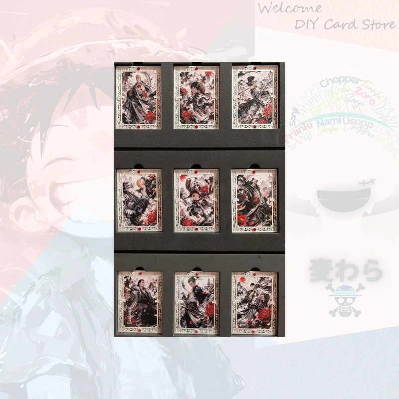 Anime ONE PIECE   Metal Collector Cards Boa Hancock Nami Nico Robin Shirahoshi Uta  Vinsmoke Reiju Boa Hancock Collectible Cards