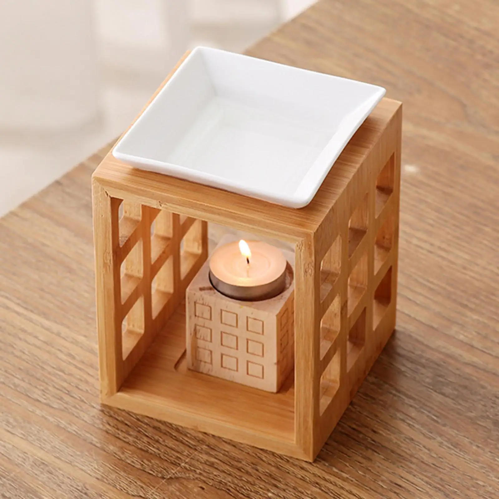 Essential Oil Burner Aroma Diffuser Warmer TeaLight Holder Furnace