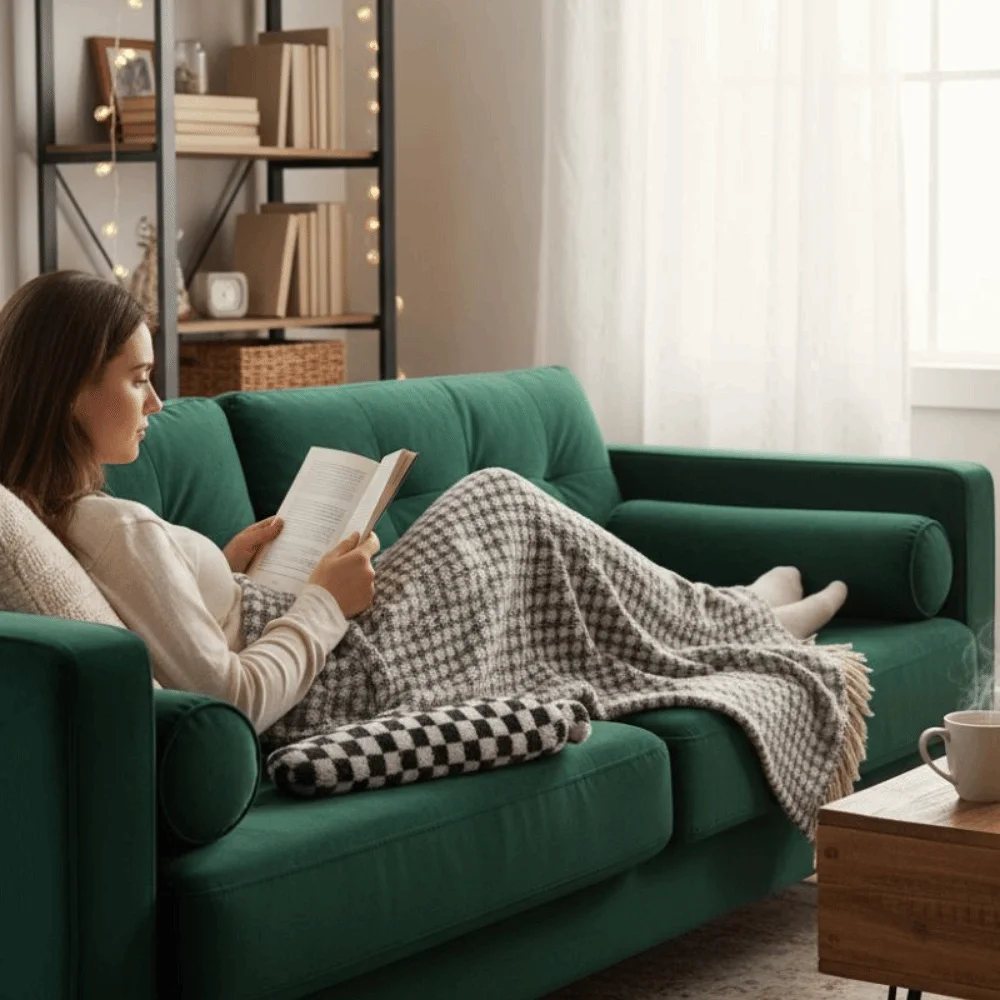 

Resuable 55/75cm Hot Water Bottle Extra Long Water-filled Warm Water Bag Removable Leak-proof Hand Warmers for Keep Warm