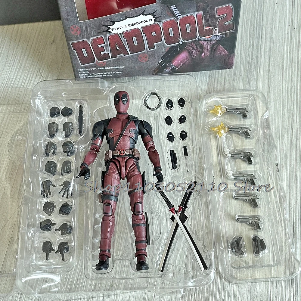 

SHFiguarts Deadpool Action Figure Dead Pool 2 SHF X-Men Super Hero Figure Model Doll Statue Joint Movable Movie Toys Gifts