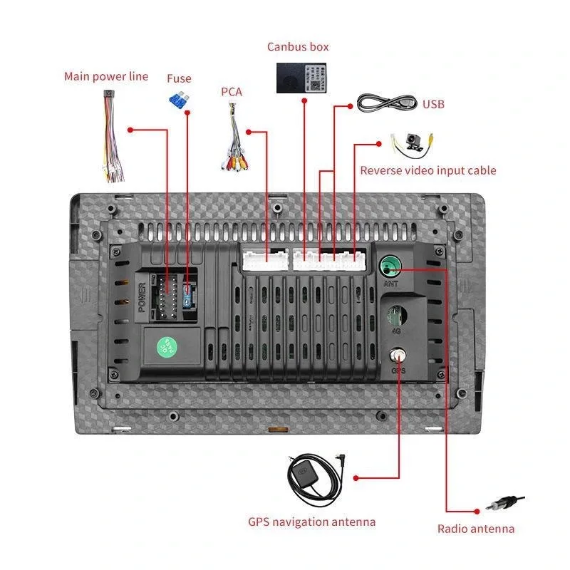 Canbus Box Adaptor RZ-VW08 For Volkswagen Lavida Passat Bora TiguanL Polo Superb Multivan Cable Car Radio Android - view 6