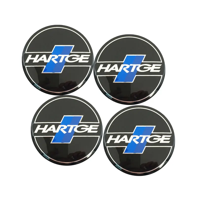 Car Wheels Center Hub Cap Stickers HARTGE Logo For Germany Modified RANGE ROVER Decorative Label Car Styling Badge Accessories