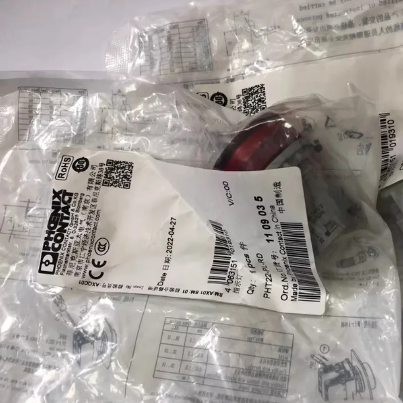 Phoenix indicator red light PHT22-PL-RD order number 1109035 new original authentic