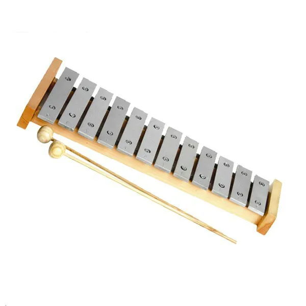 Percussion xylophone with metal keys,mucial instrument glockenspiel xylophone for sale