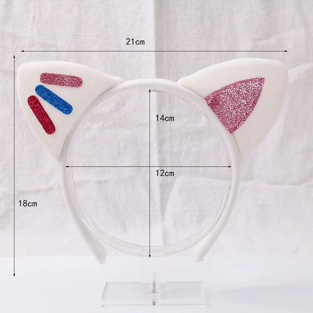 Dorośli Dzieci Pluszowy Śliczny Lisie Kocie Uszy Opaska na głowę Opaska do włosów Obręcze do włosów na prezent urodzinowy Kostium weselny Boże Narodzenie Nowy Rok
