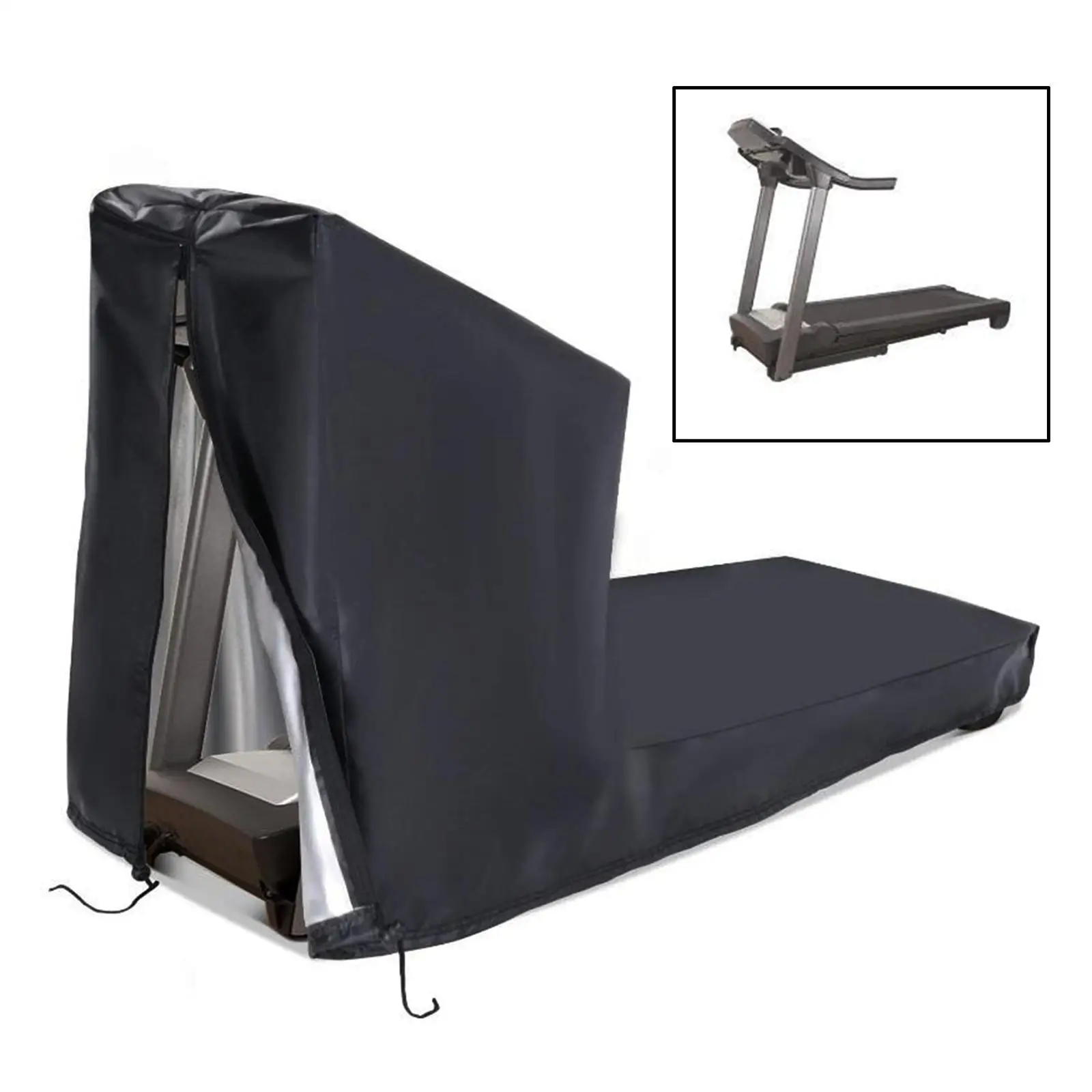 Waterproof Treadmill Cover Heavy Duty Oxford Cloth Dust Protector for Home Gym Equipment Compatible with Foldable Running