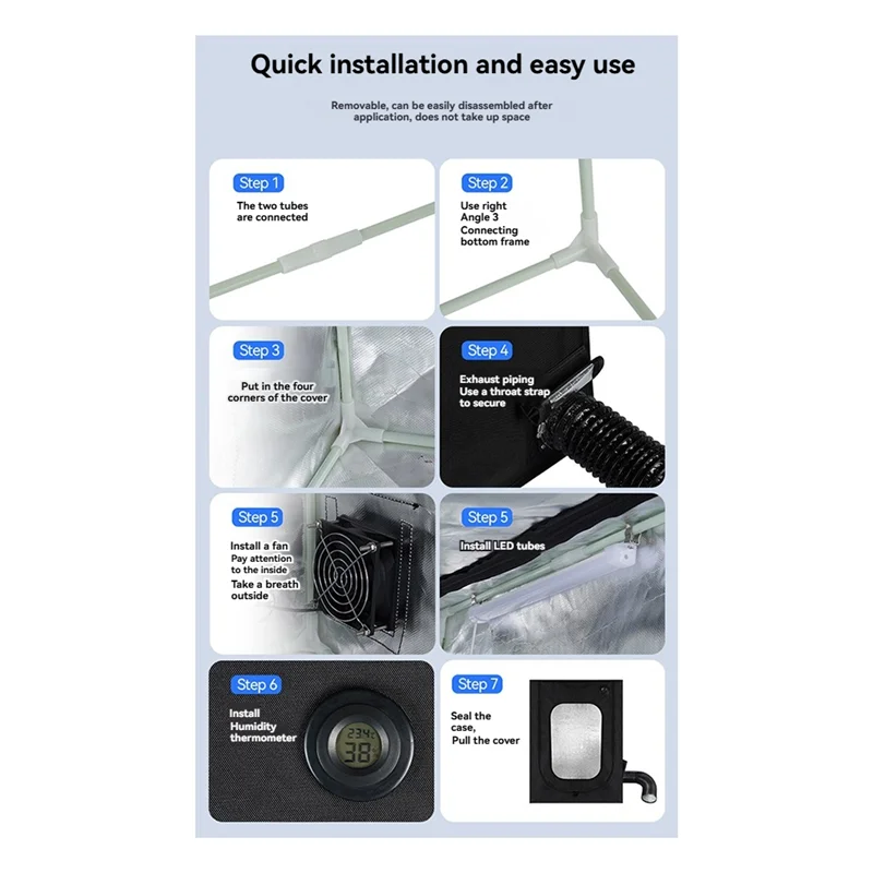 Für Bambu Lab A1 3D-Drucker, geschlossenes Ablufthauben-Set mit Hochleistungslüfter, reduziert Geräusche für einen leisen Betrieb