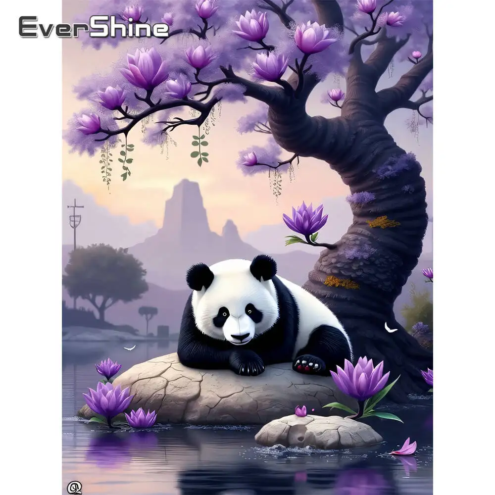 Evershine Diamant-Malerei, Hund, Tier, Strass-Bilder, Cartoon-Diamant-Stickerei, Brücke, buntes Kunsthandwerk, handgefertigtes Geschenk