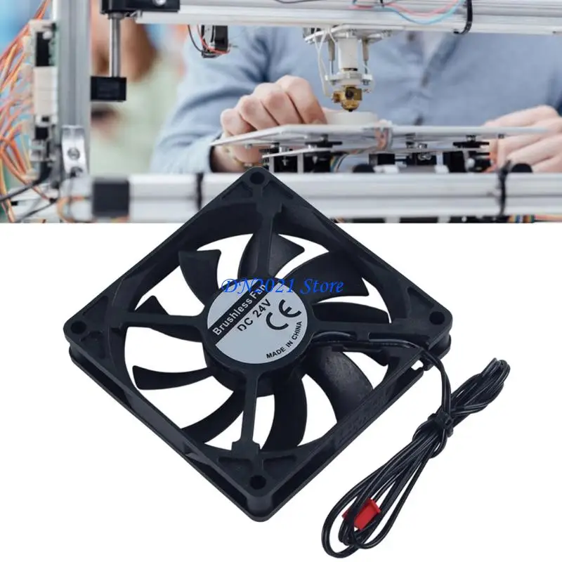 

F3KE 3D Printer Cooling Fan 24V 2800RPM Efficient Heat Dissipation 80x80x15mm For Long Printing