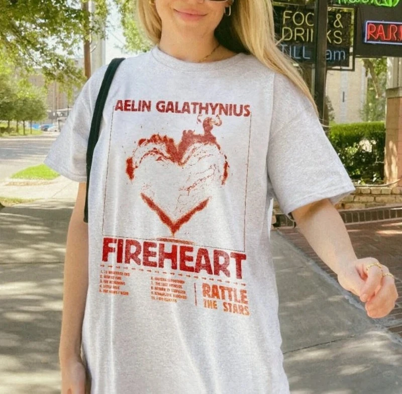 

Fireheart Shirt Vintage Aelin Galathynius Shirt To Whatever End Tshirt Licensed SJM Throne of Glass T-Shirt Cotton Tee Summer