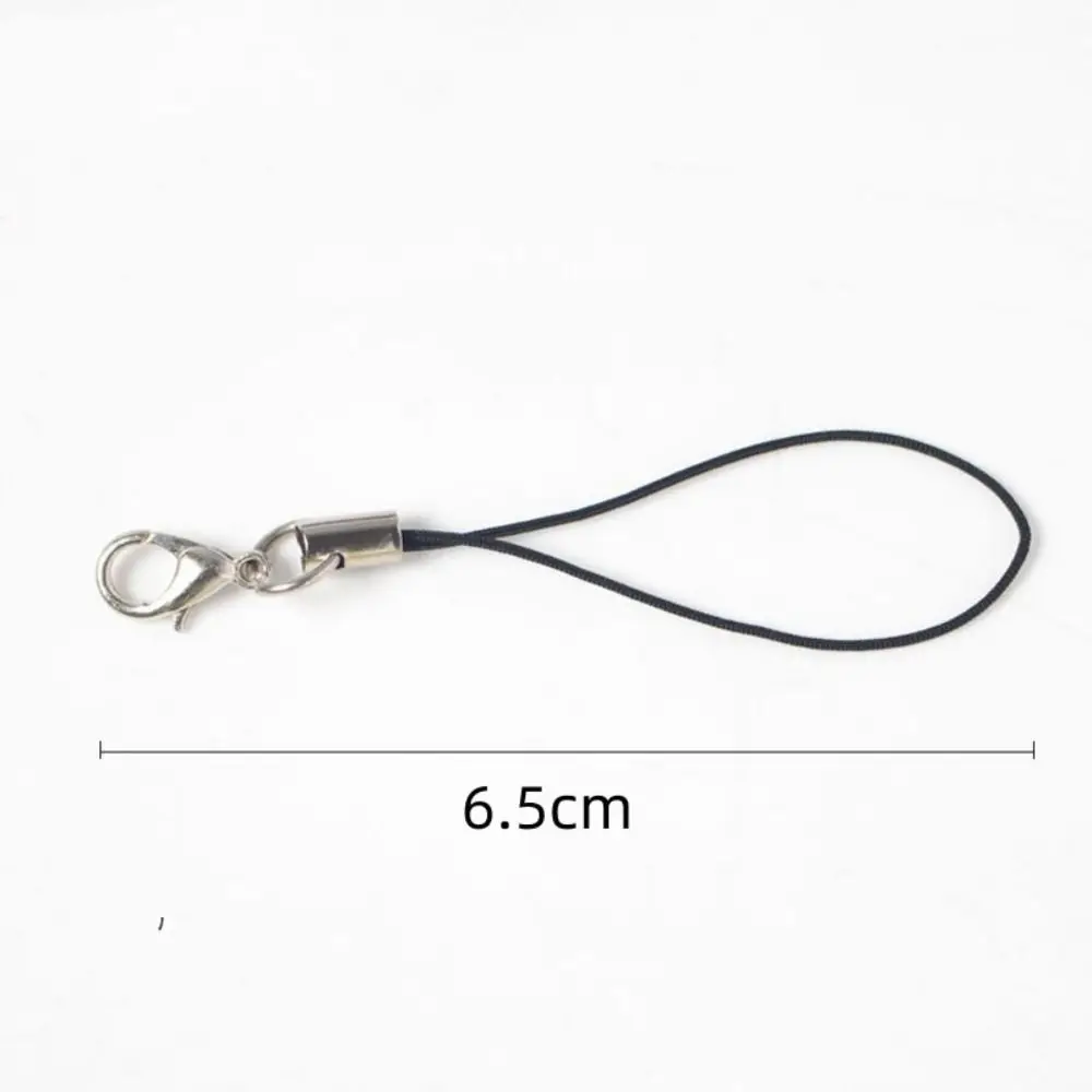 100pcs Parts With Jump Ring Cord Handmade Materials Lanyard Rope Making Keychain DIY Craft Pendant