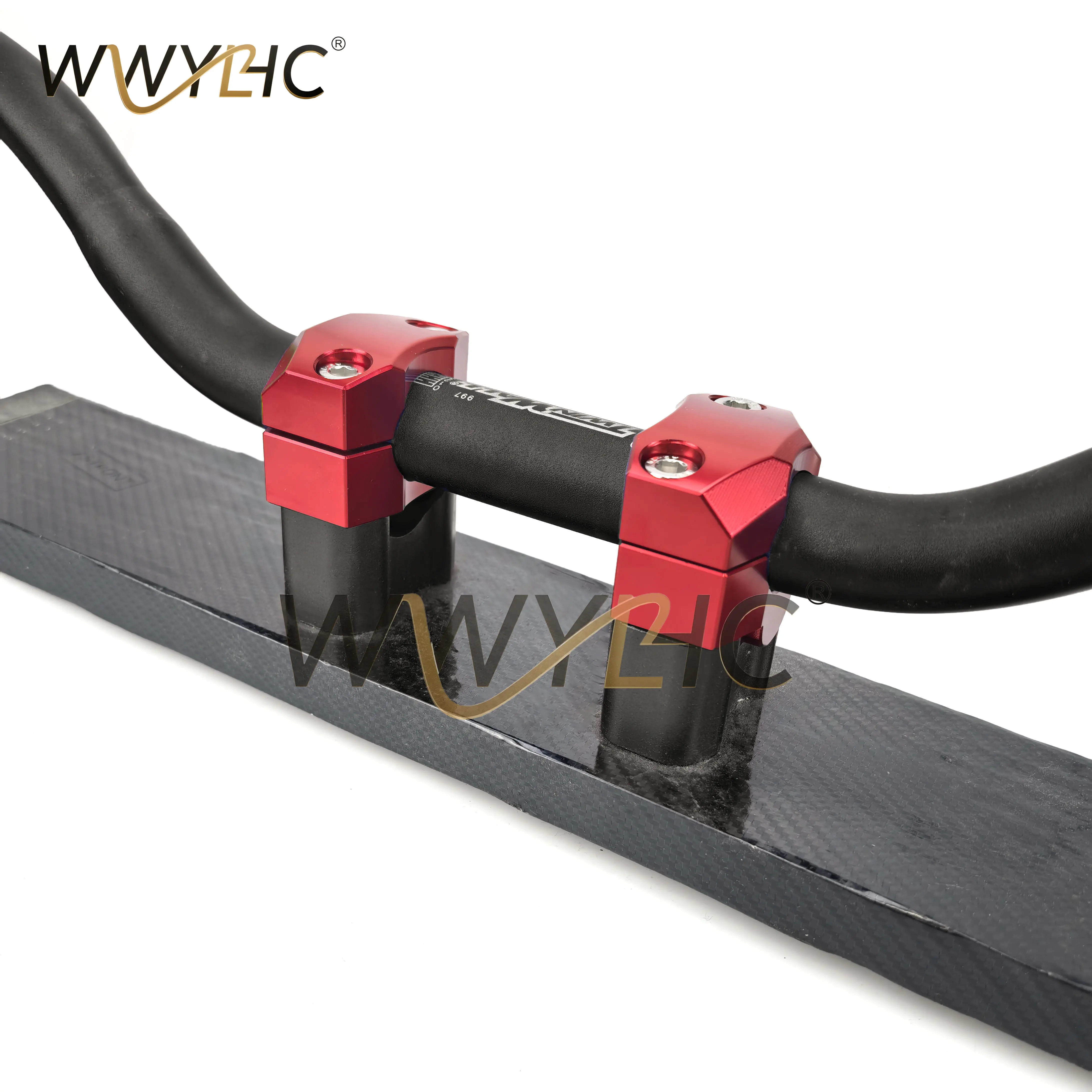 Motorcycle Retro Modified Handlebar Pressure Code 28mm Faucet Heightening Code Aluminum Alloy Tension Handlebar Heightening