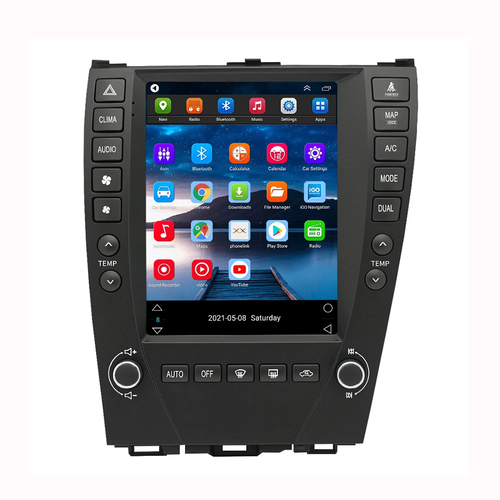 Car Radio for Lexus ES240 ES300 ES330 ES350 2006-2012 Tesla Style Vertical Screen Multimedia DVD Player GPS Navigation Stereo