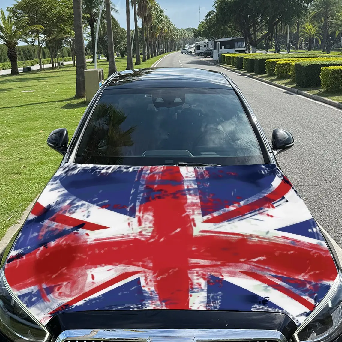 National Flag Theme Design Car Hood Stickers,Car Decoration Stickers,SUV And Truck Stickers,Car Parts,High-quality Gifts For Car