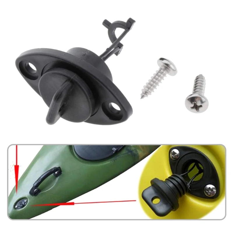 

Нейлоновая сливная пробка для каяка, высококачественные сливные пробки с резьбой для лодок, сливные пробки с резьбой для корпуса для каяков, лодок, каноэ, лодок